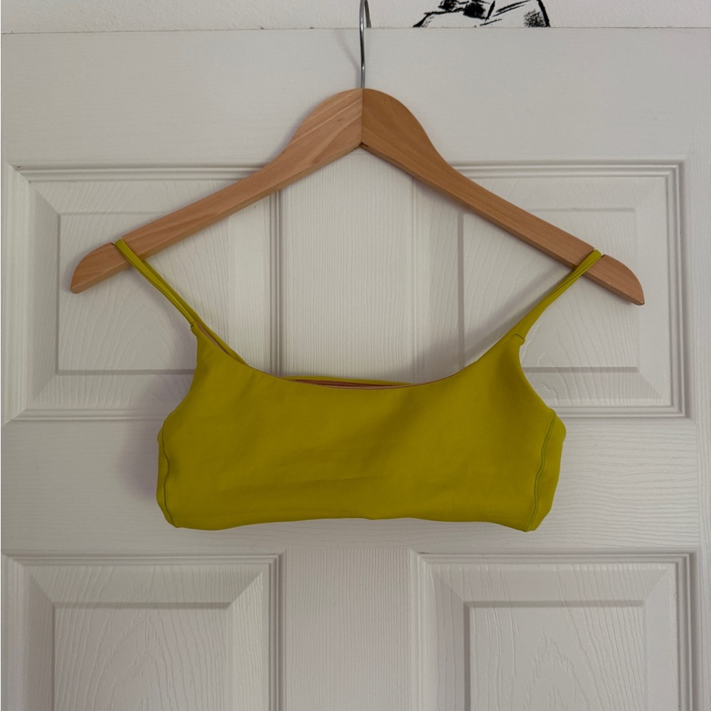 Left On Friday chartuese Bikini Top